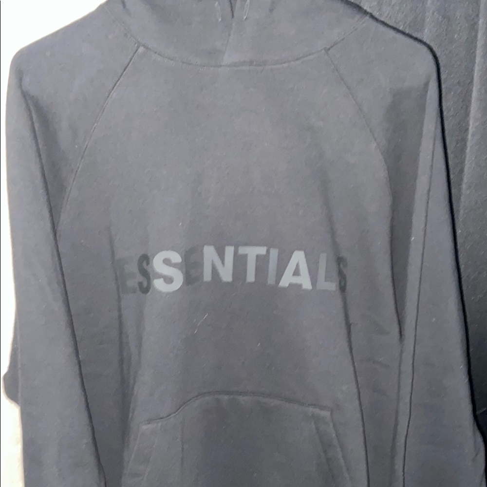 Essentials Black Hoodie